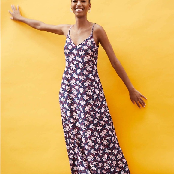 LOFT Dresses & Skirts - Zinnia Strappy Maxi Dress